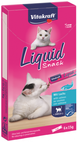 Vitakraft Snack Gel Für Katze Mit Omega 3 6X15 Gr