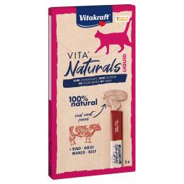 Angebot für Vitakraft Vita Naturals Liquid-Snack Rind - Sparpaket 20 x 15 g - Kategorie Katze / Katzensnacks / Vitakraft / -.  Lieferzeit: 1-2 Tage -  jetzt kaufen.