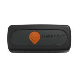 Weenect Haustier GPS Tracker XS für Katzen - inklusive Halsband - schwarz inkl. schwarzem Halsband