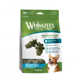Whimzees by Wellness Alligator Snack  - Größe S: für kleine Hunde (24 Stück)