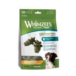 Whimzees by Wellness Alligator Snack -  Sparpaket: 2 x Größe M
