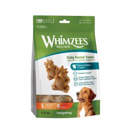 Whimzees by Wellness Hedgehog Snack - Sparpaket: 2 x Größe L