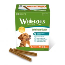 Whimzees by Wellness Monthly Stix Box - Größe L: für große Hunde: (1.800 g, 30 Stück)