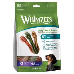 Whimzees by Wellness Snacks für Hunde zum Snderpreis! - Toothbrush Größe XS: für sehr kleine Hunde (2-7 kg, 48 Stück)
