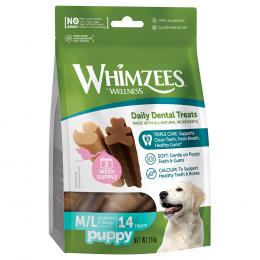 Whimzees by Wellness Sticks für Welpen - Sparpaket: 2 x Größe M/L