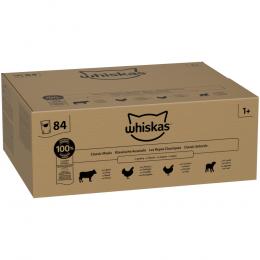 Whiskas 1+ Adult Beutel 84 x 85 g - Klassische Gerichte in Soße