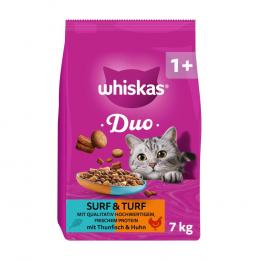 Whiskas 1+ Duo Surf & Turf Thunfisch & Huhn - 7 kg