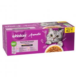 Whiskas Aromatic Selection 40 x 85 g - Mix in Sauce (4 Sorten)