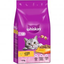 WHISKAS Beutel Trocken 1+ mit Huhn 1,9kg