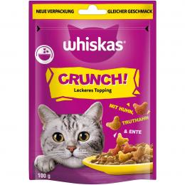 WHISKAS Crunch Huhn, Truthahn und Ente 3x100 g