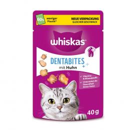 Angebot für Whiskas Dentabites - Sparpaket mit Huhn (6 x 40 g) - Kategorie Katzenfutter & Zubehör / Katzensnacks / Whiskas / Knuspersnacks.  Lieferzeit: 1-2 Tage -  jetzt kaufen.