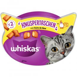 Whiskas Knuspertaschen - Huhn & Käse 8 x 60 g