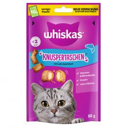 Whiskas Knuspertaschen - Sparpaket: Lachs 6 x 60 g