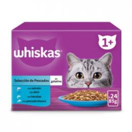Whiskas Nasses Quallenfutter Für Katzen Im Multipack 24X85 Gr
