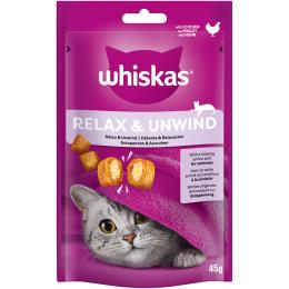 Whiskas Snacks Relax & Unwind - Huhn (8 x 45 g)