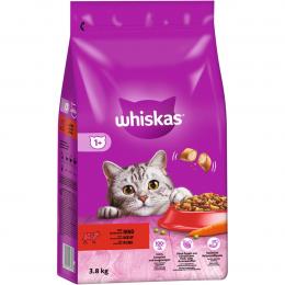 WHISKAS Trocken 1+ mit Rind 3,8kg