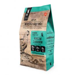 Wiejska Zagroda Kitten Huhn mit Lachs - Sparpaket: 2 x 1,6 kg
