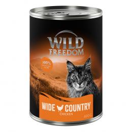 Wild Freedom Adult 6 x 400 g - getreidefrei - Wide Country - Huhn pur