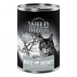 Wild Freedom Adult 6 x 400 g - getreidefreie Rezeptur - White Infinity - Pferd & Huhn