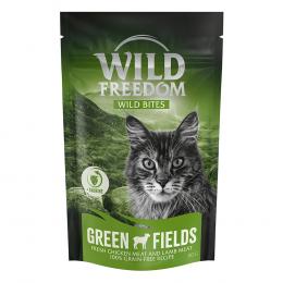 Wild Freedom Snack - Wild Bites (getreidefreie Rezeptur) - Green Fields - Huhn & Lamm 3 x 80 g
