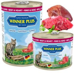 Winner Plus Cat Menue Katzenfutter mit Rind & Herz - 195 g (7,44 € pro 1 kg)