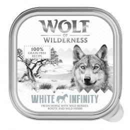 Wolf of Wilderness Adult - Single Meat 6 x 150 g Schale - White Infinity - Pferd
