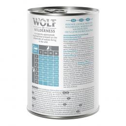 Wolf of Wilderness Junior 6 x 400 g - Duo-Protein - 6 x 400 g: Blue River - Huhn & Lachs