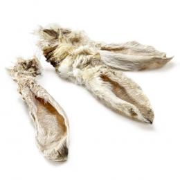 Wolf of Wilderness - Kaninchenohren mit Fell - 200 g (ca. 10 Stk)