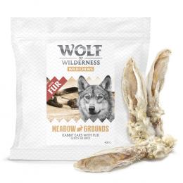 Wolf of Wilderness - Kaninchenohren mit Fell - Sparpaket: 2 x 400 g (800 g)