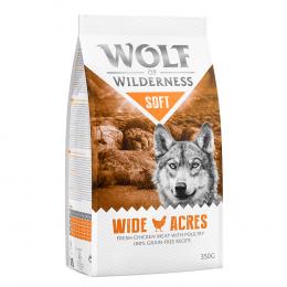 Wolf of Wilderness Probierbeutel - getreidefrei - halbfeucht: SOFT Wide Acres - Huhn (350 g)