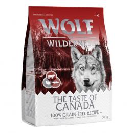 Wolf of Wilderness Probierbeutel - getreidefrei - kartoffelfrei: Canadian Woodlands - Rind, Pute, Fisch (300 g)