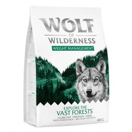 Wolf of Wilderness Probierbeutel - getreidefrei - Weight Management (400 g)