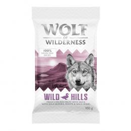 Wolf of Wilderness Probierbeutel - getreidefrei - Wild Hills - Ente (100 g)