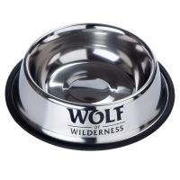 Wolf of Wilderness Rutschfester Edelstahlnapf für Hunde - 850 ml, Ø 23 cm
