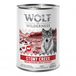 Wolf of Wilderness Senior - mit viel frischem Geflügel 6 x 400 g - Stony Creek - Geflügel mit Rind