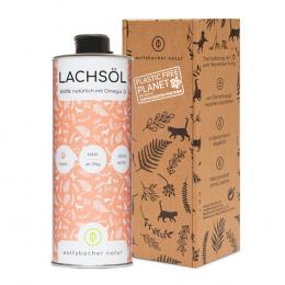 Wolfsbacher Natur Lachsöl für Hunde - 1 Liter