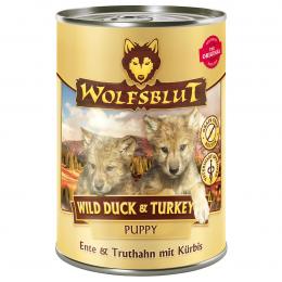 Wolfsblut Wild Duck und Turkey Puppy 12x395g