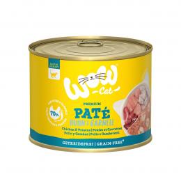 WOW CAT Adult Huhn und Garnelen 6x200g