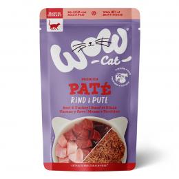 WOW CAT Adult Rind und Pute 12x125g
