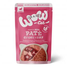 WOW CAT Junior Geflügel und Leber 12x125g