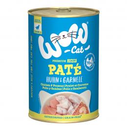 WOW CAT Junior Huhn und Garnele 6x400g