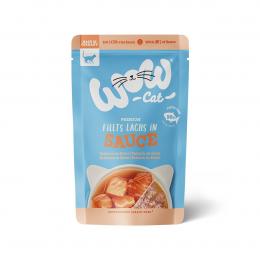 WOW CAT Lachs in Sauce 8x85g