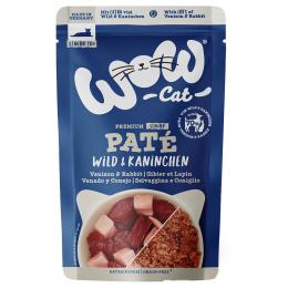 WOW Cat Senior Paté 12 x 125 g - Wild & Kaninchen