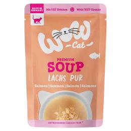 WOW CAT Suppe mit Lachs 40g 12x40 g