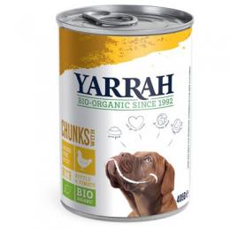 Yarrah Bio Einzeldosen - Bio Huhn mit Bio Brennnessel & Bio Tomate in Soße 1 x 405 g