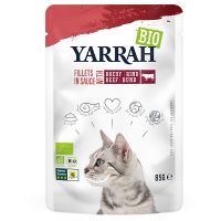 Yarrah Bio Filets in Soße 14 x 85 g - mit Bio-Rind
