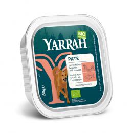 Yarrah Bio Paté 12 x 150 g - Bio-Huhn mit Bio-Lachs & Bio-Meeresalgen