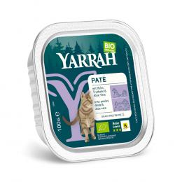 Yarrah BIO Paté 16 x 100 g - Bio-Huhn & Bio-Truthahn mit Bio-Aloe Vera