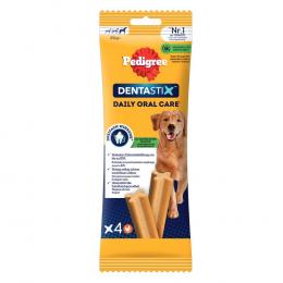 Zahnpflege Snack: Pedigree Dentastix für große Hunde (>25 kg) - 4 Stück (154 g)
