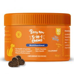 Angebot für Zesty Paws 5-in-1 Chews Truthahn - 50 Kautabletten - Kategorie Hundefutter & Zubehör / Spezial- & Ergänzungsfutter / Vitamine und Mineralstoffe / Haut & Fell.  Lieferzeit: 1-2 Tage -  jetzt kaufen.